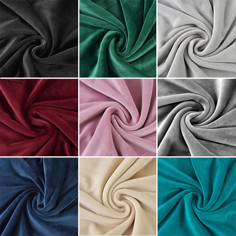 Бархатный Чехол на стул с высокой спинкой мягкие эластичные тканевые чехлы