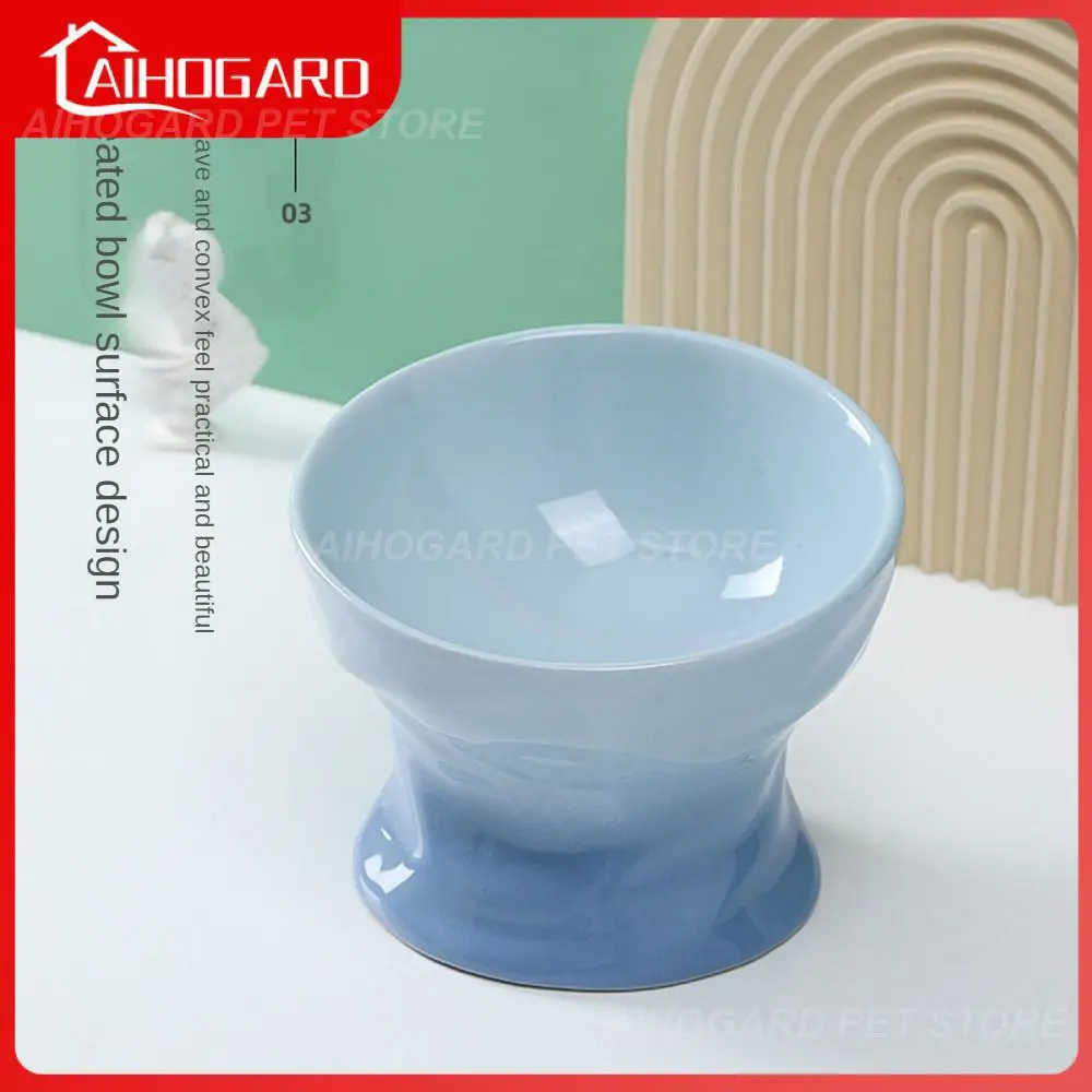 

Высокие ноги, кошка, желтая, градиентная, зеленая, кошка, питьевая чаша, товары для домашних животных, защита шейного позвоночника