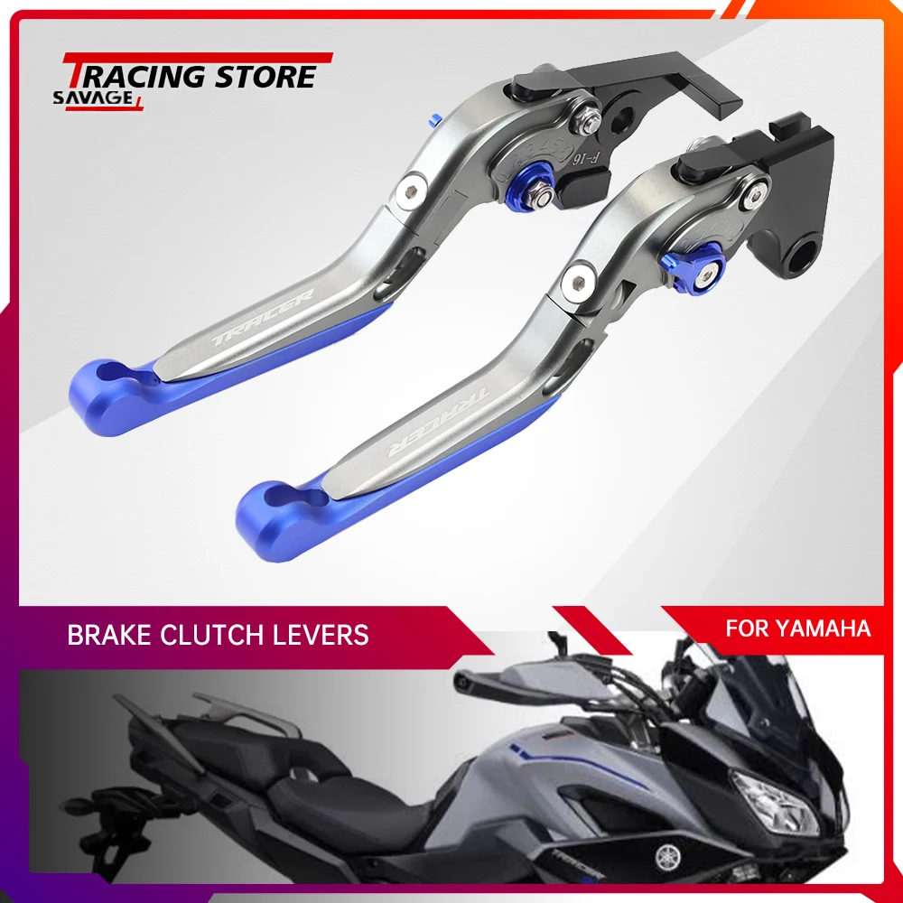 

For YAMAHA MT09 Folding Brake Clutch Levers MT 09 Tracer 900 900GT 2015-2022 Motorcycle Accessories Adjustable Handle Extendable