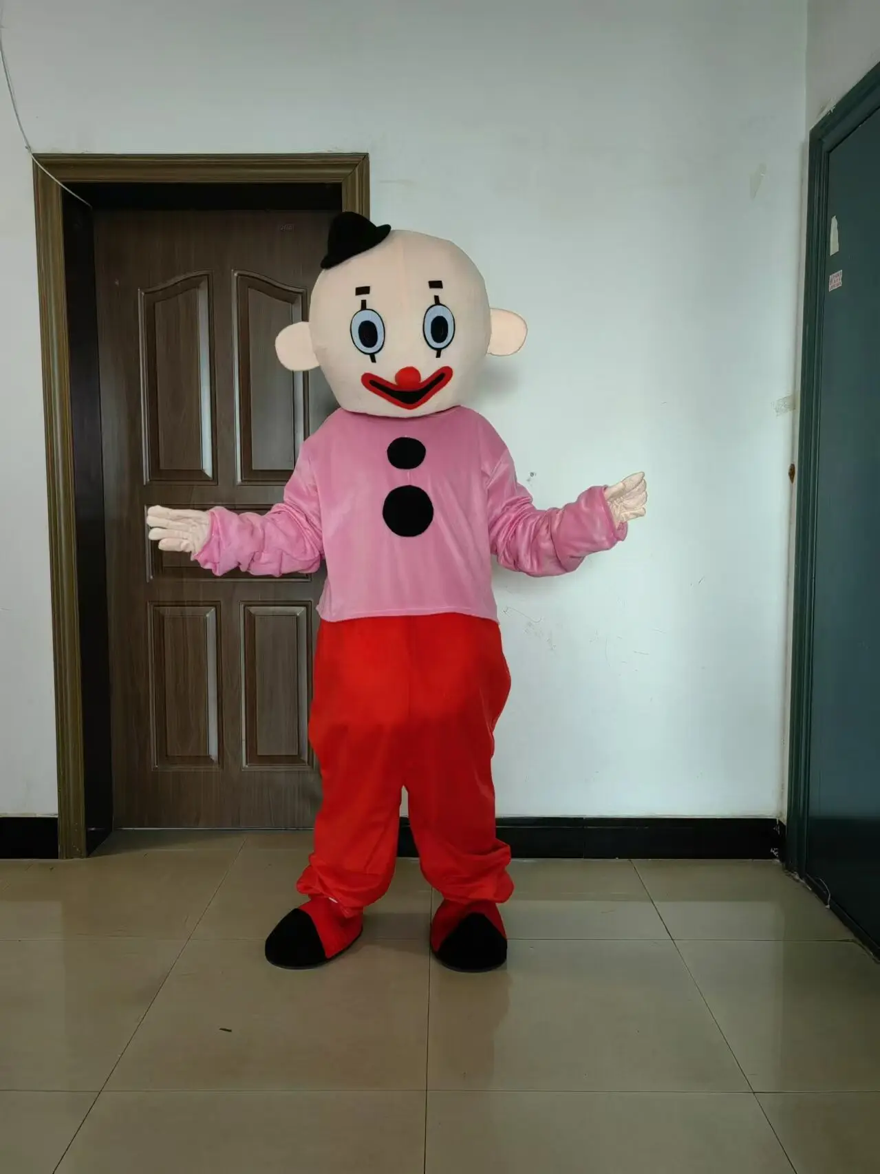 Желтая шляпа для мальчиков бамбы клоуна костюмы талисмана размер взрослых