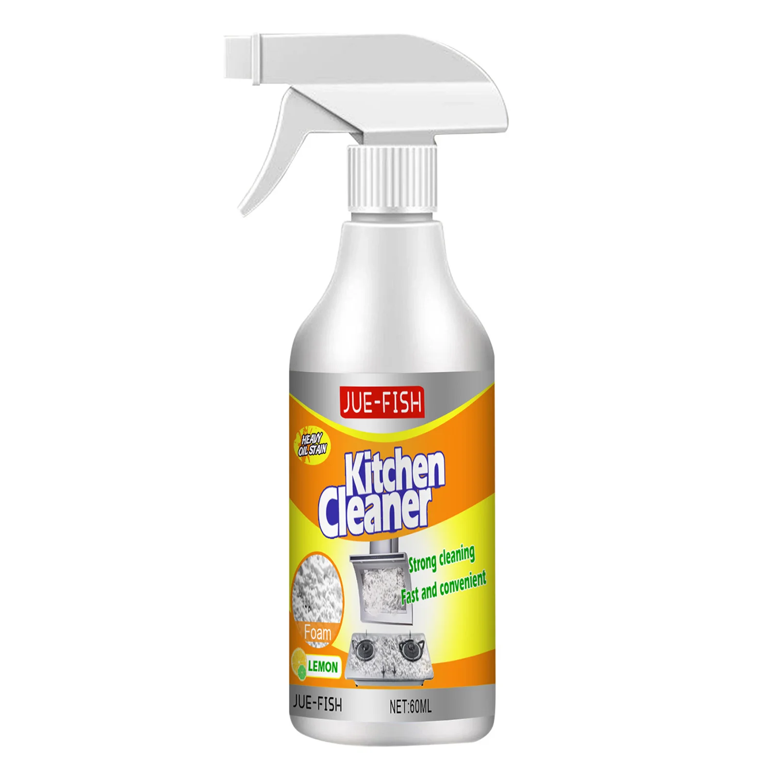 

Foam Cleaner Spray All-Purpose Rinse-Free Cleaning Spray Multi-Function Heavy Duty Kitchen Cleaner All Purpose Cleaner Grease