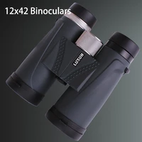 luxun 12x42 hd binoculars professional bak4 prism fmc coated waterproof binoculars available at night low light environment