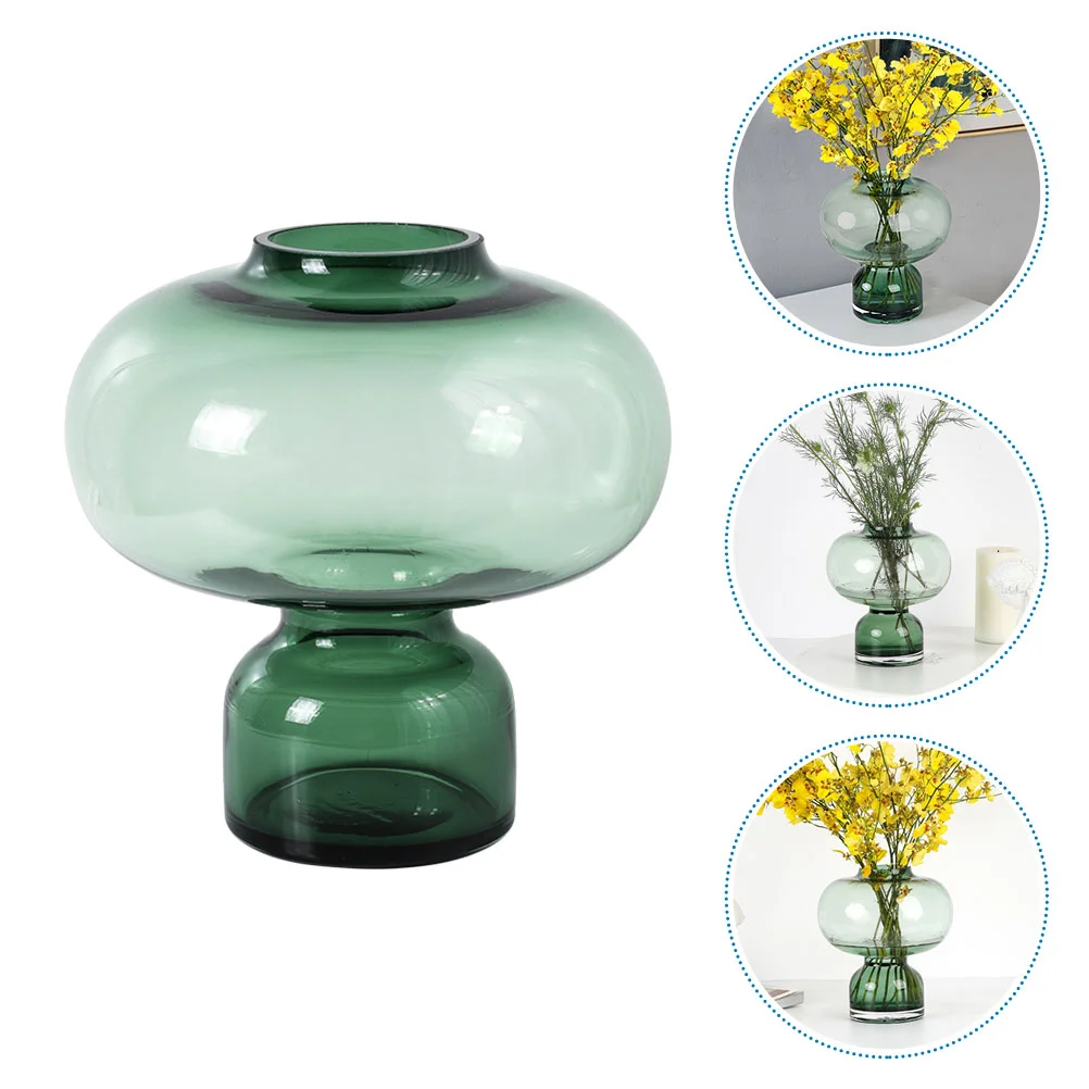 

Fresh Flower Vase Gourd Design Vase Desktop Glass Vase Tulip Storage Vase