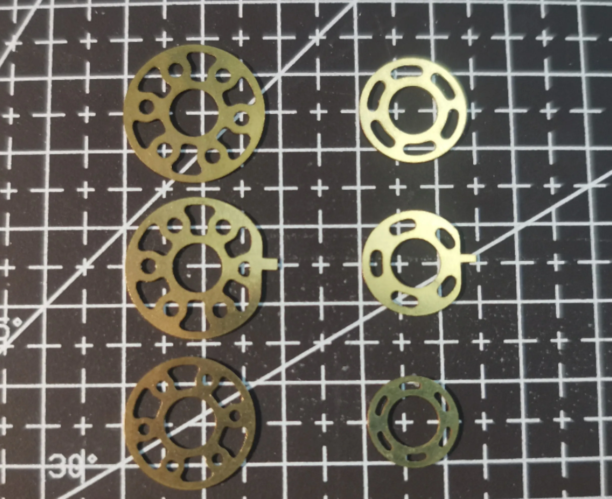 

1 Pair Brass Pad for Hinderer XM18、XM24 Knife Washer
