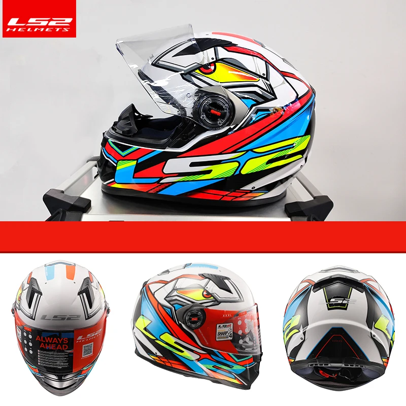 LS2 FF358 классический мотоциклетный шлем на все лицо гоночный бак Samurai Xdron |