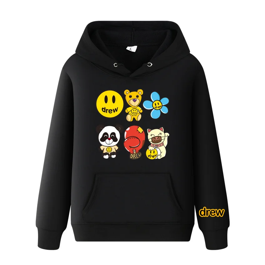 

Men Women Lovers Hoodies Hip Hop Fashion Streetwear Hoodie Trend Sweatshirt Hip Hop Hoodie Drew House Fashion Justin Bieber