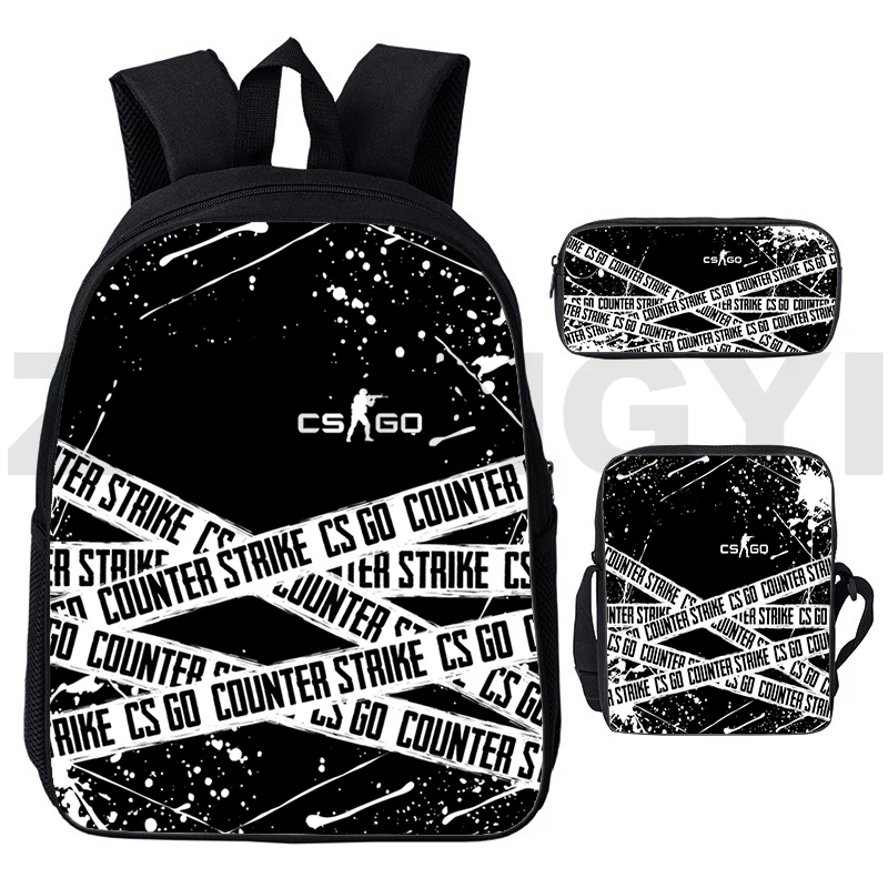 Рюкзак CS GO с мультяшным 3D принтом для девочек штурмовая игровая сумка CSGO на плечо