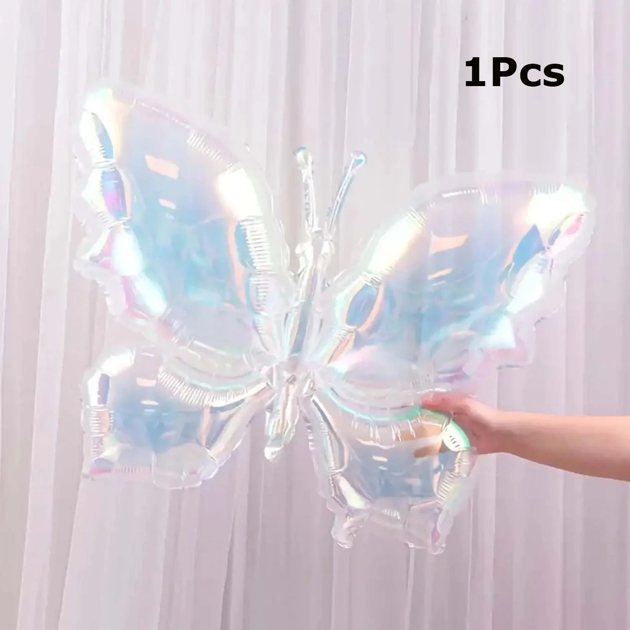 

Прозрачные красочные бабочки из алюминиевой пленки