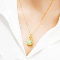 jade pendant lucky necklaces for women girls retro classic style hetian jade luck and wealth necklace fashion jewelry gifts