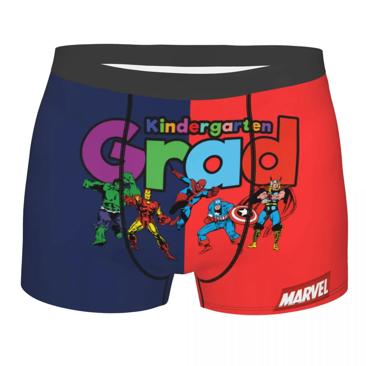 Град Дисней Капитан Америка Фильм Трусы Дышащие Трусики Мужское нижнее белье