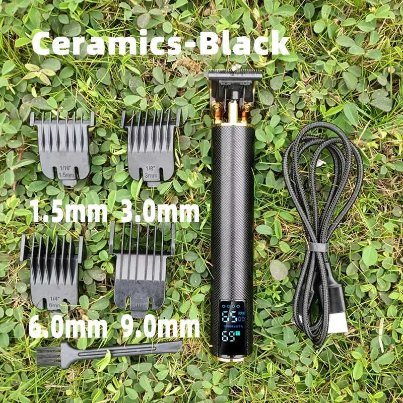 

in WaterProof Professional Shaver for Men for Men Mower Beard Trimmer Barber Shaving Machine T9 Hair Clipper sonic home a