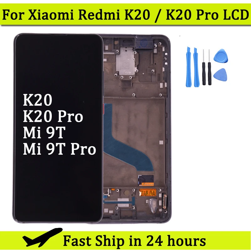 

ЖК-дисплей для Xiaomi Redmi K20 K20 Pro, сенсорный ЖК-экран с дигитайзером и панелью в сборе для Xiaomi Mi 9T Mi 9T Pro, сменный ЖК-дисплей