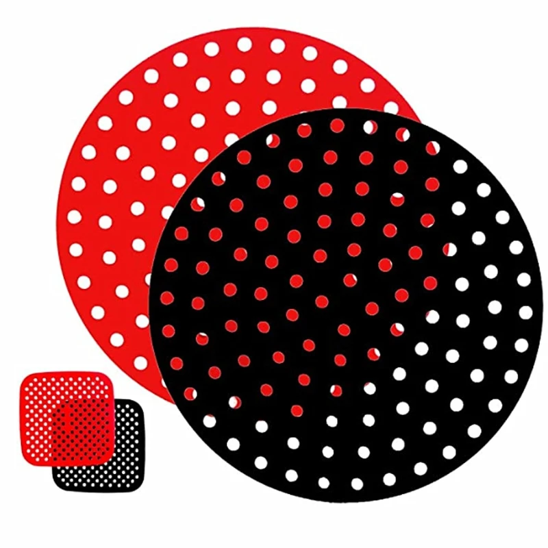 

Air Fryer Liners Accesorios Silicone Air Fryer Paper Baking Sheet Perforated Parchment Steamer Mat Accesorios Freidora De Aire