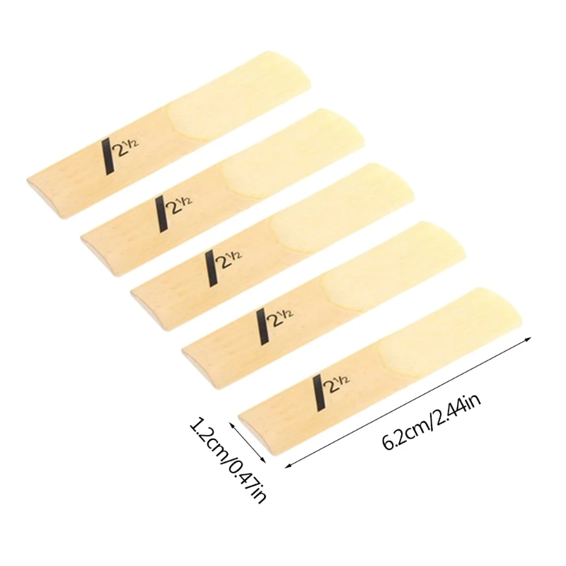 

10pcs Soprano Saxophone Reeds Strength 1.5-4.0 Bb Tone Sax Instrument Reed for Beginners Woodwind Instrument Parts