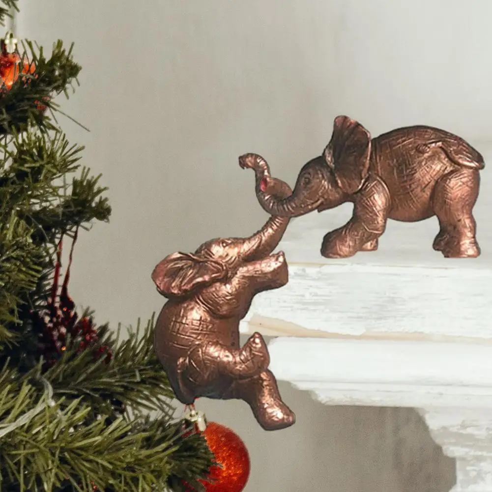 

Elephant Sitter Resin Figurines Set Of 2 Mother And Baby Elephant Figurines Elephant Statue For Home Decoration On Shelf Or Tabl