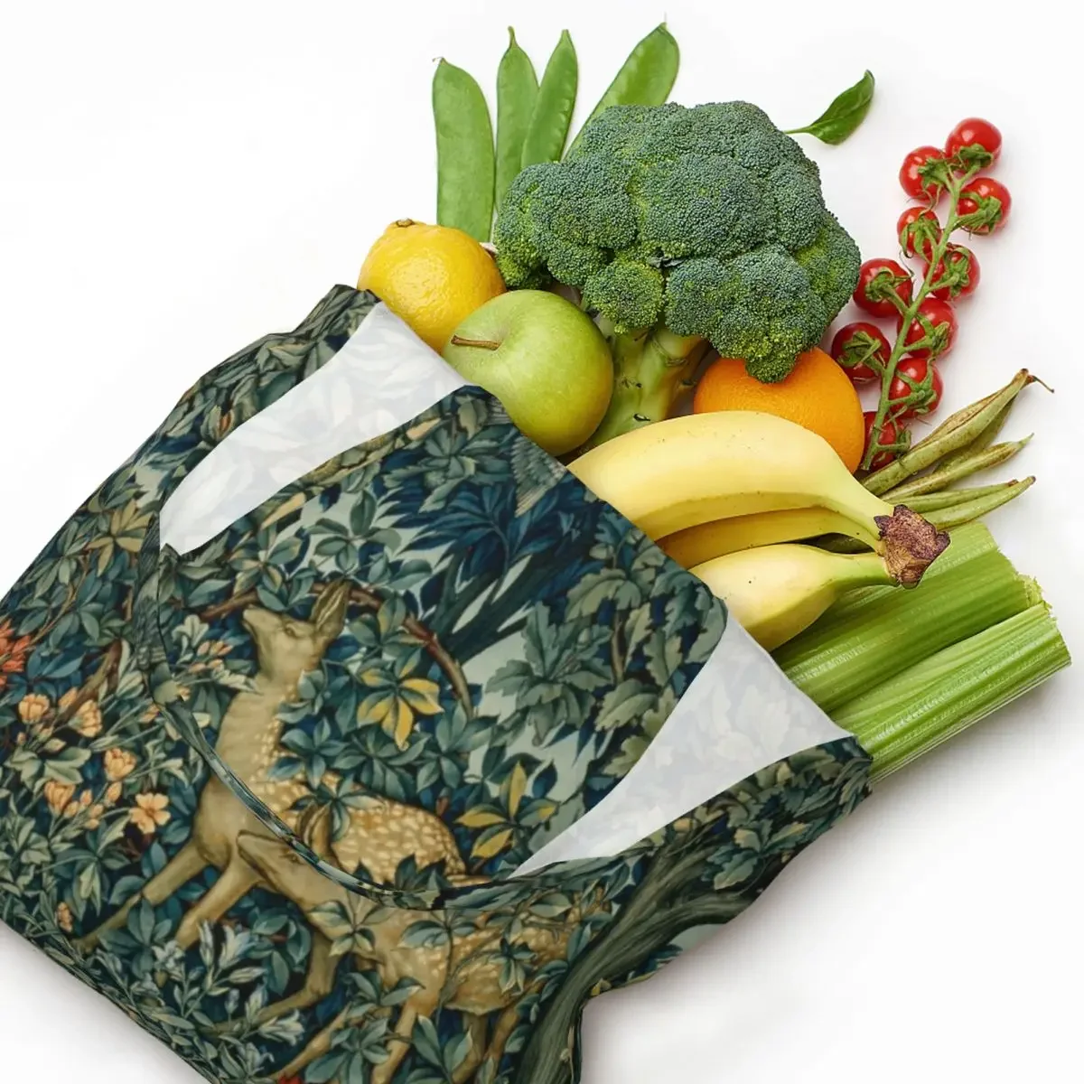 Холщовая Сумка-тоут для покупок с принтом Щенок