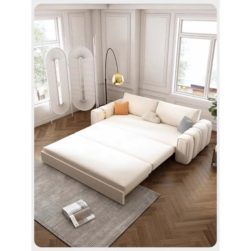 Современный легкий роскошный диван-кровать складной для гостиной маленькой