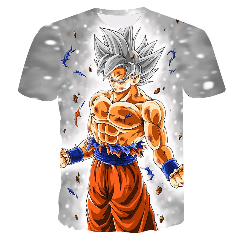 

Kids Boys Summer Clothes Dragon-Ball Z T-shirt Children's Cartoon Harajuku Tshirt Anime Graphic Tee Kids Clothes Kids Size 4-14T