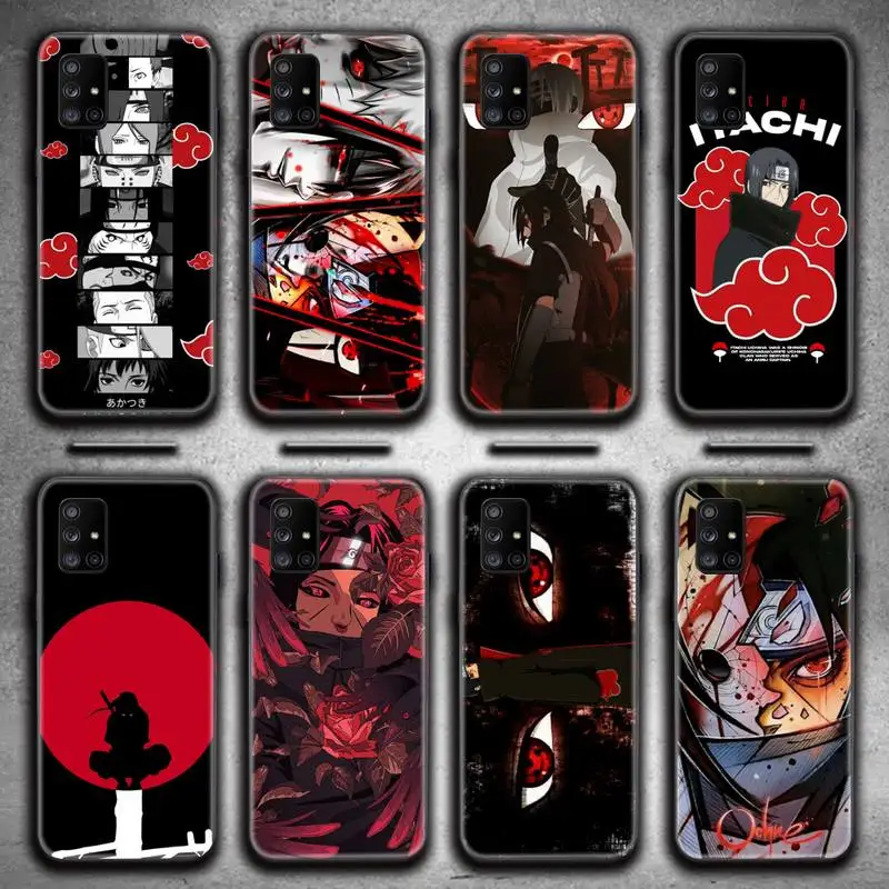 

Naruto Akatsuki Uchiha Itachi Phone Case For Samsung Galaxy A52 A21S A02S A12 A31 A81 A10 A30 A32 A50 A80 A71 A51 5G