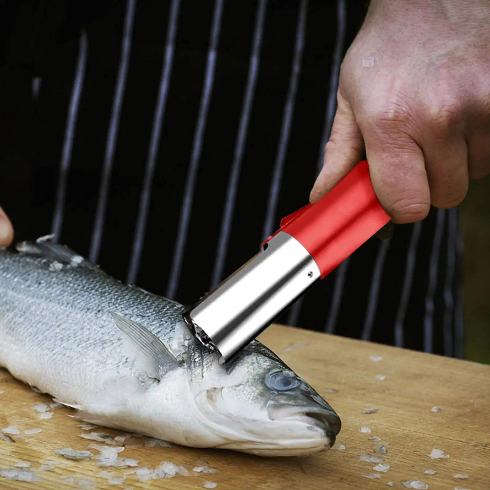 

Powerful Fish Scaler Automatic Fish Scale Cleaning Easily Remove Fish Scales Waterproof Seafood Tools for Restaurant Hotel