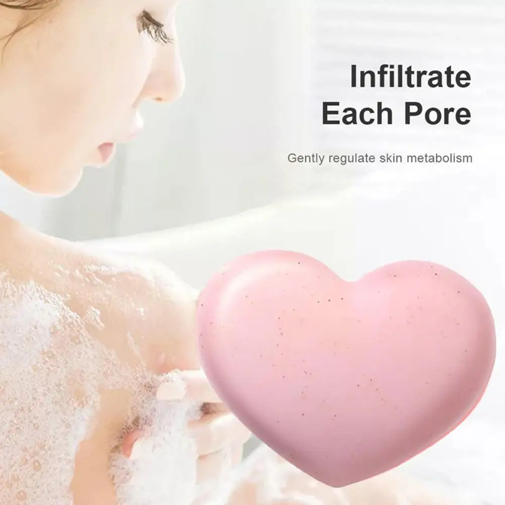 

70 г Персиковое розовое нежное мыло против клещей глубоко Отшелушивающее Мыло для ухода за ягодицами ручное отбеливание красота частный очи...