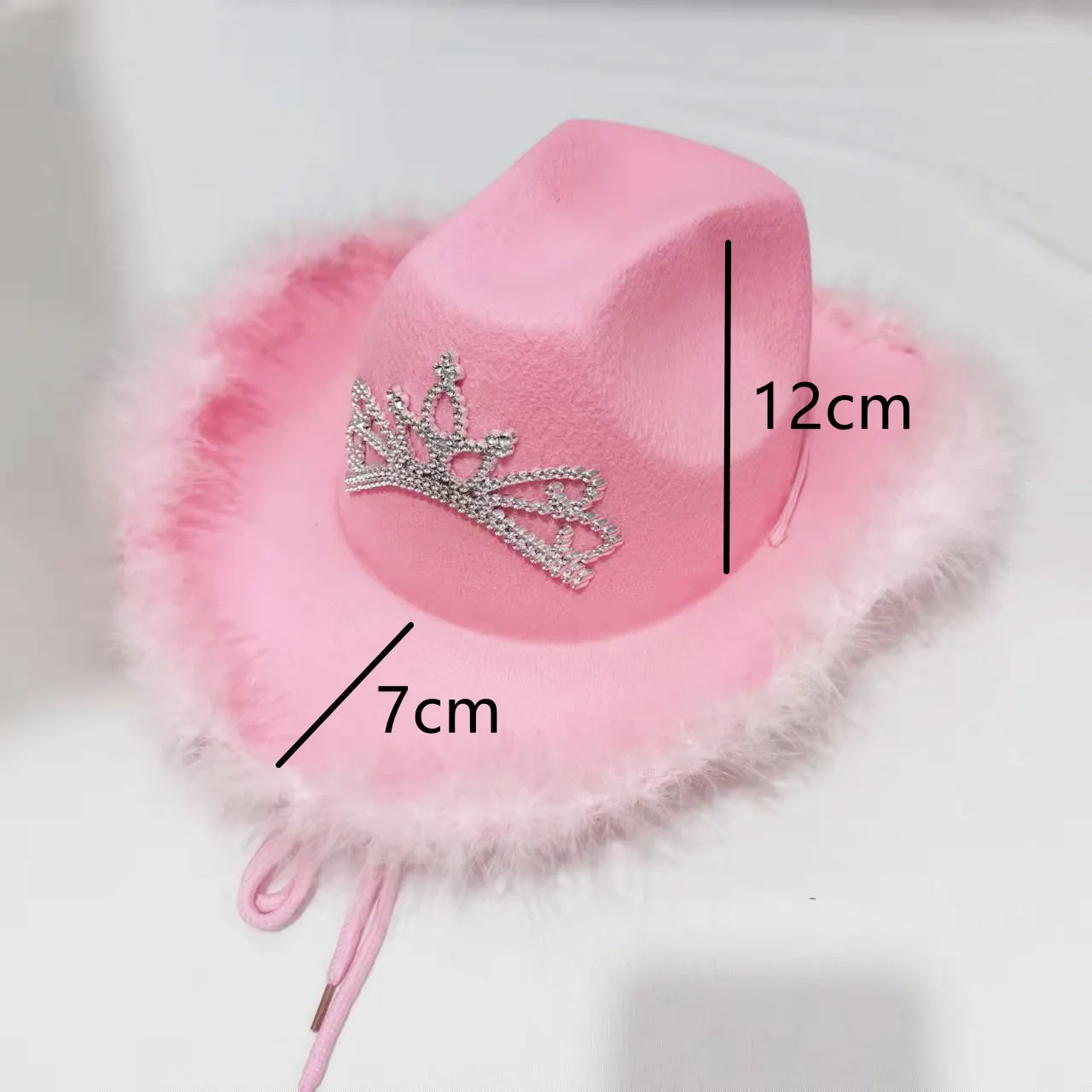 Pink Cowboy Hat Hats for Women Western Feather Adult Kids Cow Pattern Rope Wide Brim Jazz Cap Sombrero |