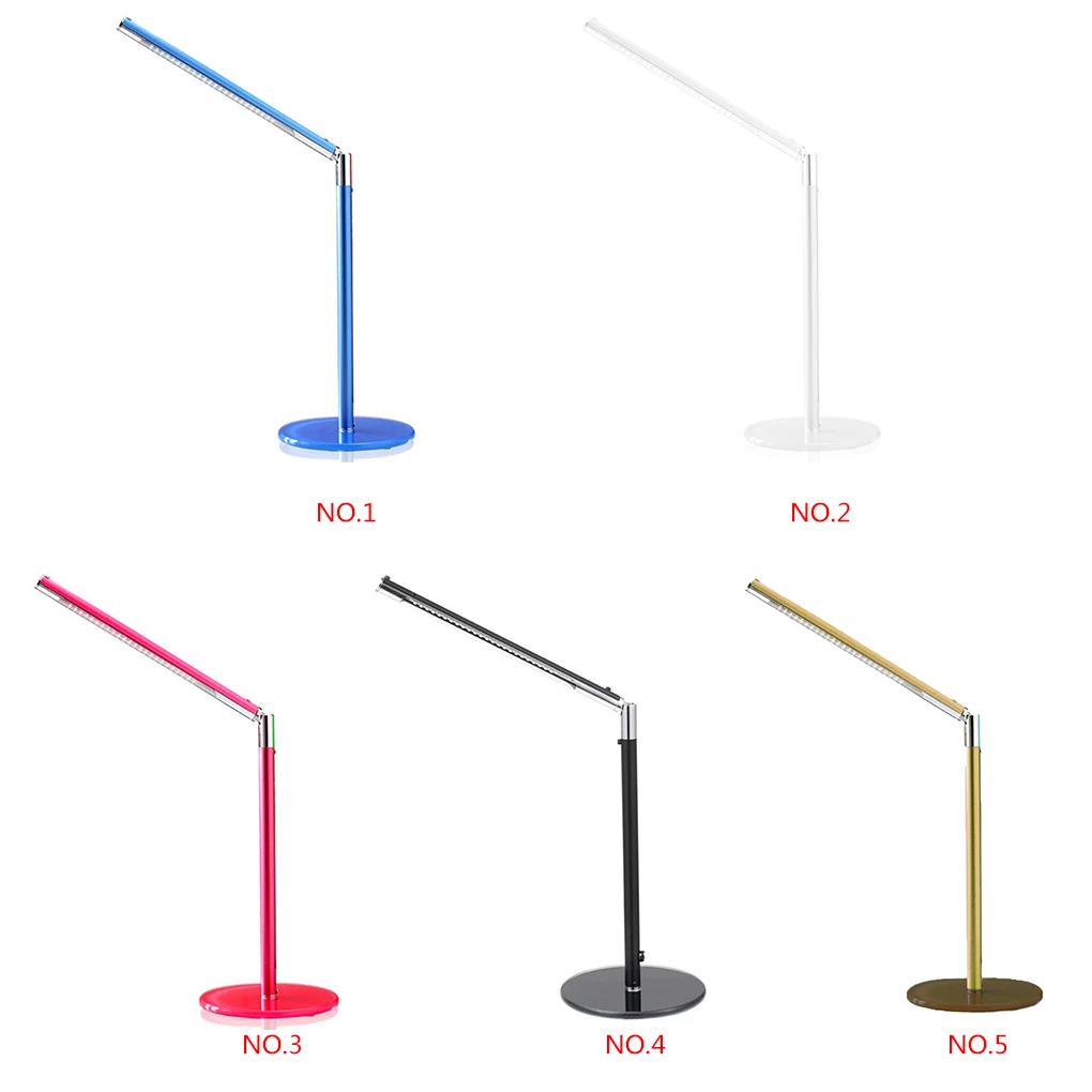 

PC LED Reading Table Desk Aluminium Alloy Lamp Light Illumination Night Work Study Decor Eye Protection