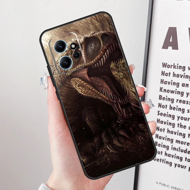 Чехол с тираннозавром T Rex для Xiaomi Redmi Note 12 8 9 10 11 Pro 12S 11S 10S 9S 8T C чехол