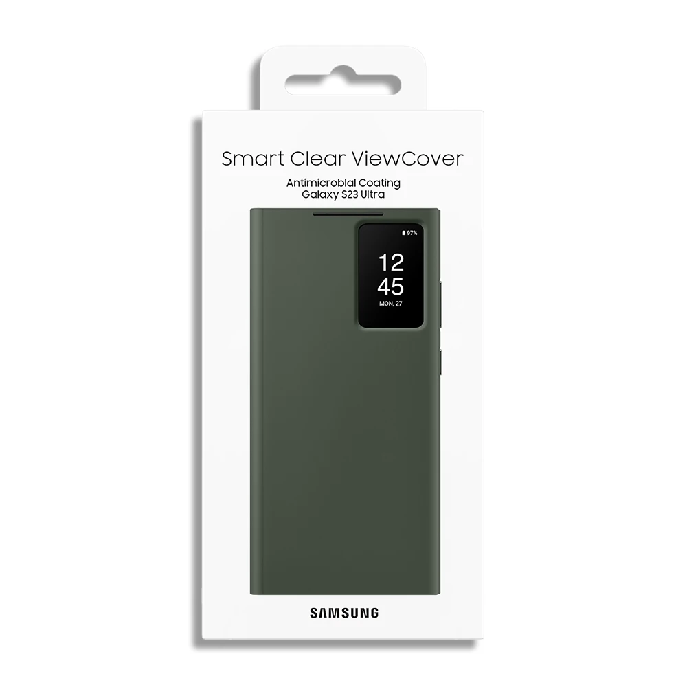 Оригинальный чехол для смартфона Samsung Galaxy S23 Ultra Smart View Wallet S23Ultra 5G S-View, откидной слот для карт, просмотр окна, чехол для телефона (art.: 3920cb377c213) - 3920cb377c213
