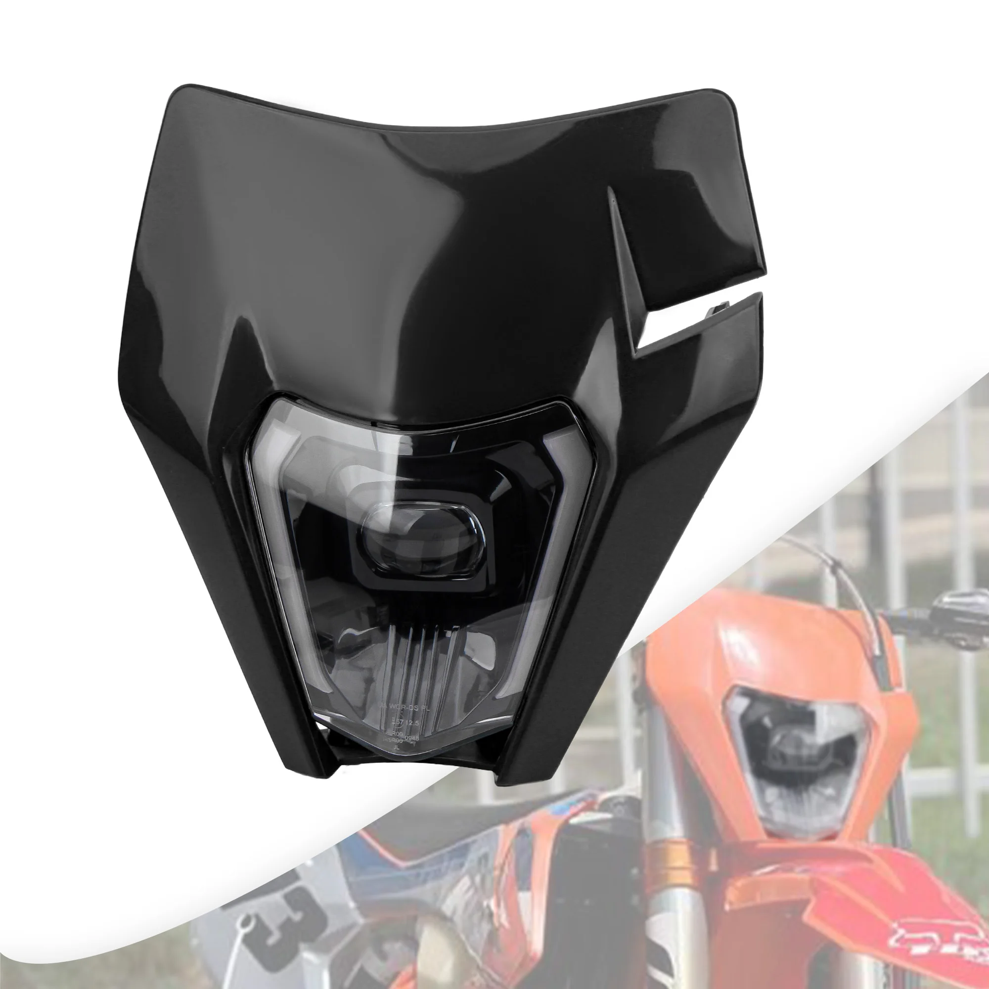 Фото Светодиодная фара для мотоцикла Enduro для KTM EXC XC SX SXF MX 150 250 300 450 2018-2023, модифицированный обтекатель фар DirtBike Supermoto №2