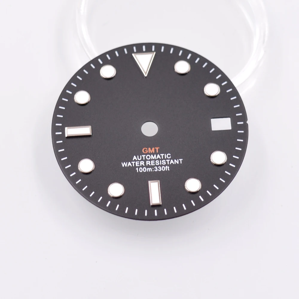 Стерильный циферблат 29 мм NH34 GMT NH34A часовые части светящийся часов - купить по