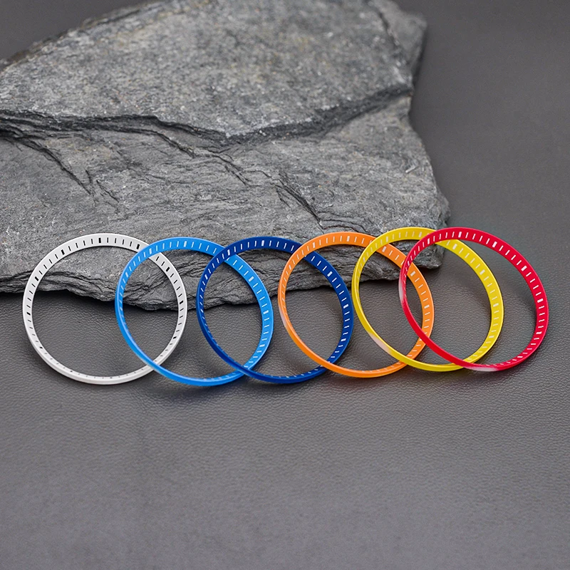 30.5*27.5mm Mod Watch Chapter Ring Brass For SKX6105 6309 SKX007  SRPD53 Seiko NH35 NH36 Movement Watch Case Repair Tool Parts