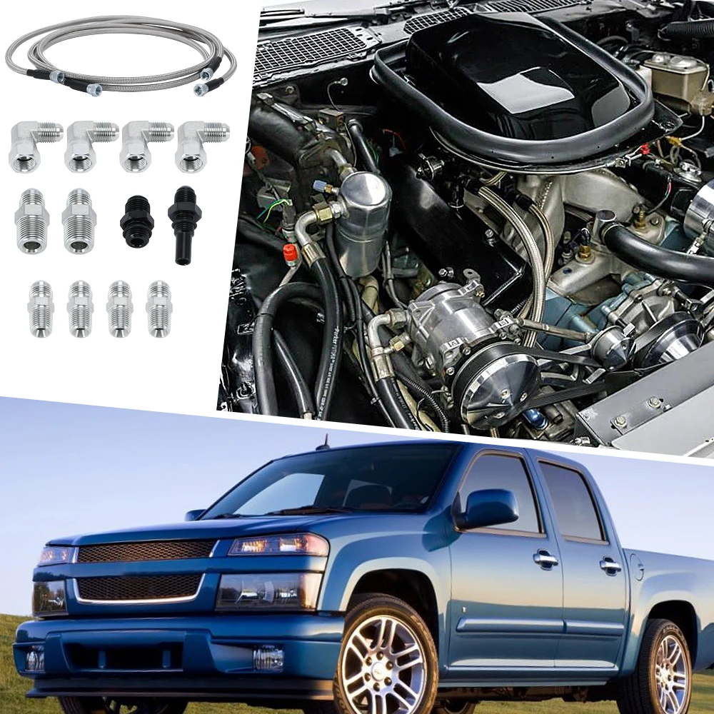 Плетеный шланг из нержавеющей стали для охлаждения трансмиссии ПТФЭ GM Chevy