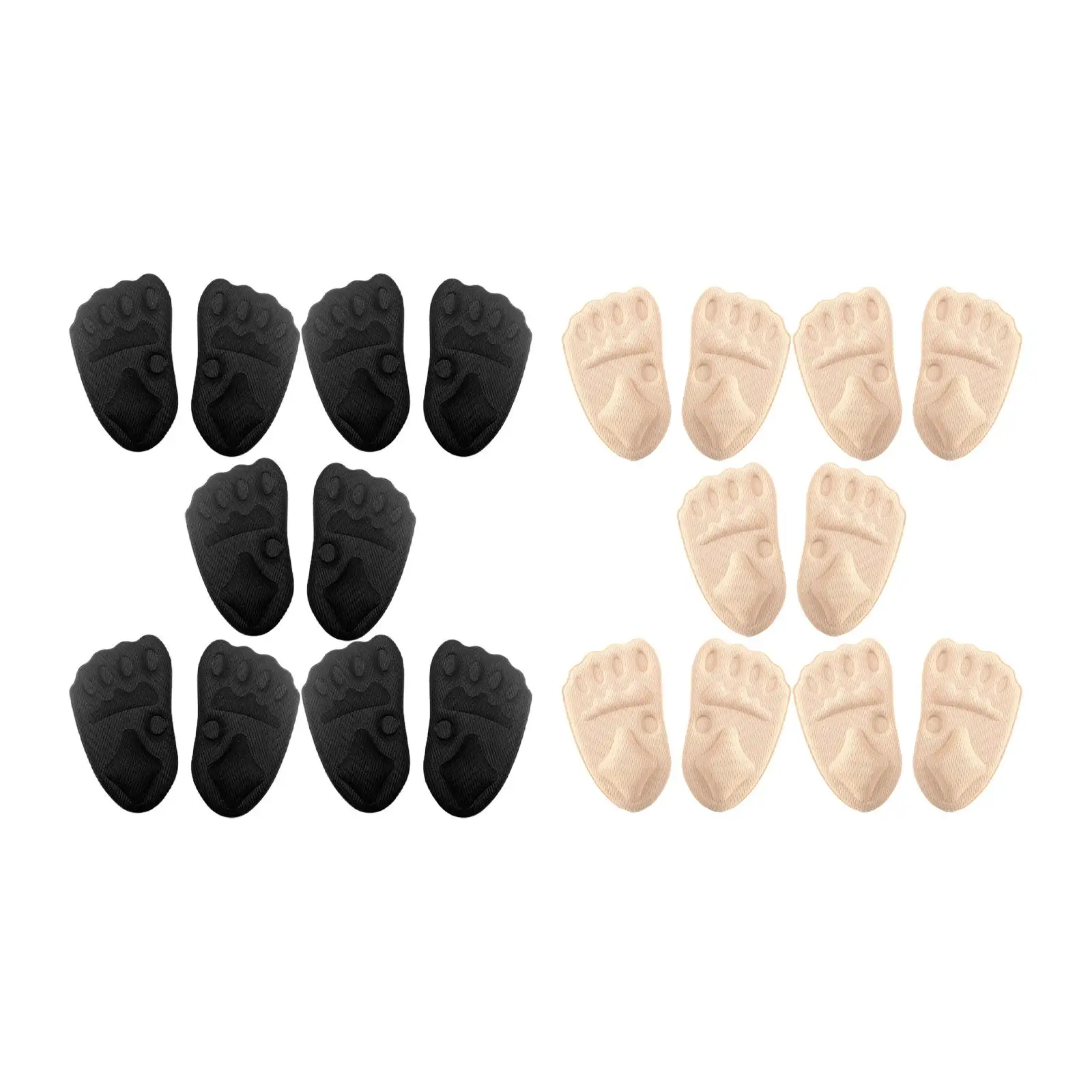 

5 пар, дышащие мягкие стельки для обуви на высоком каблуке