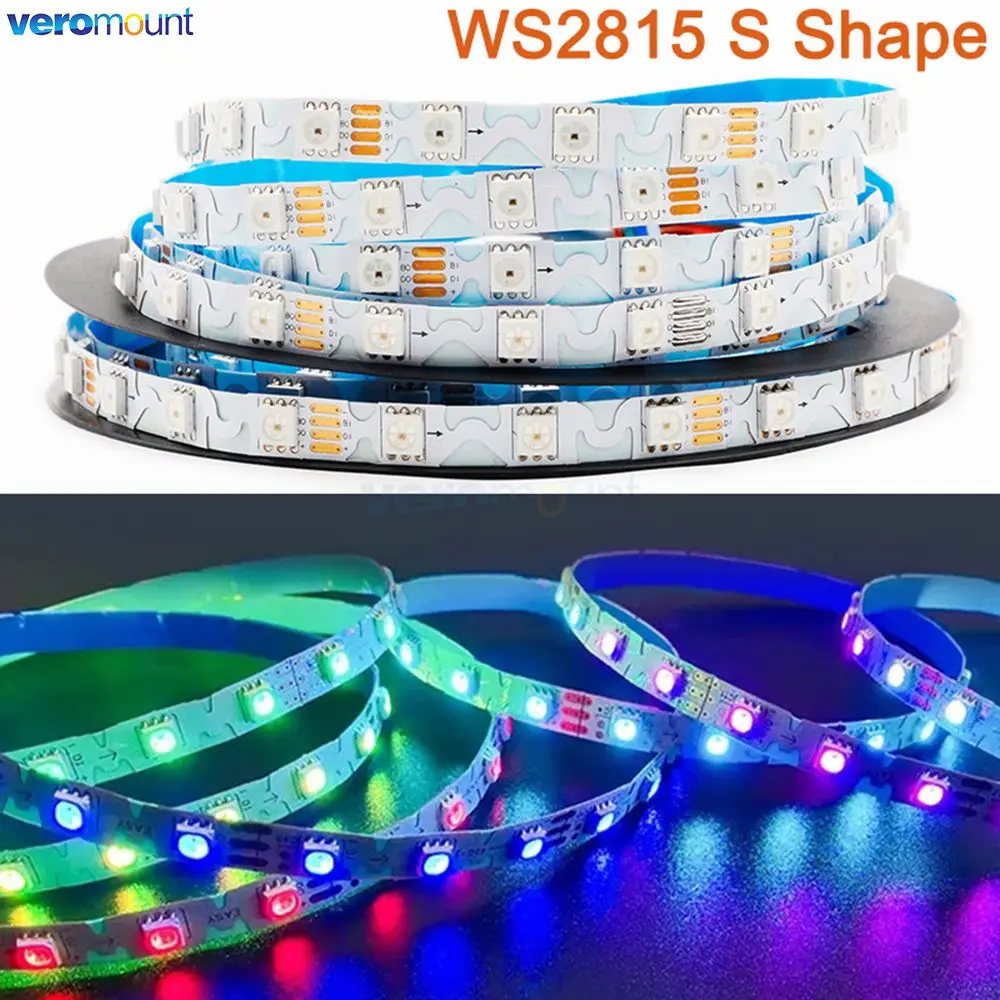 

Veromount гибкая светодиодная лента WS2815 RGB 5м