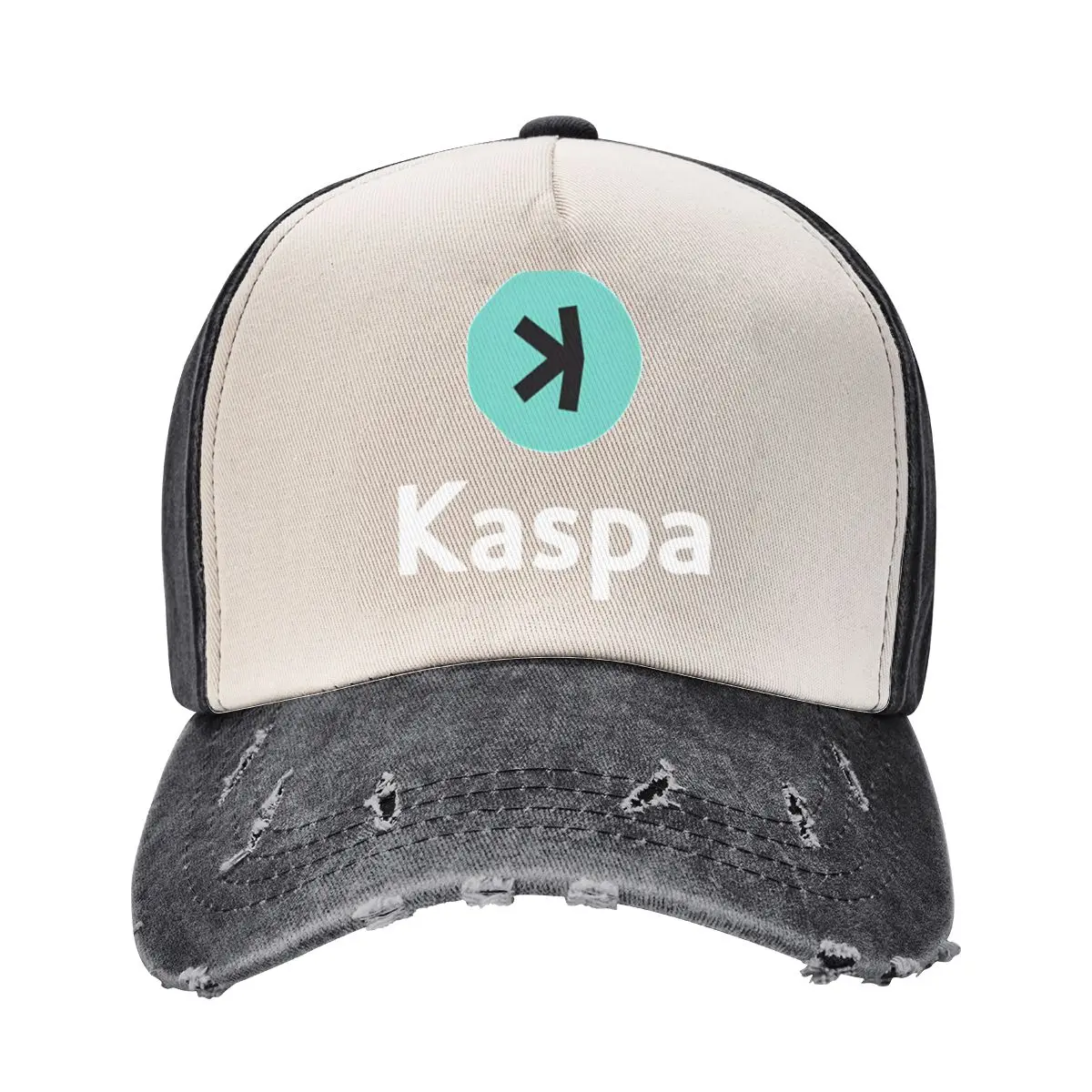 Kaspa KAS Crypto Altcoin — модная бейсболка с зеленым логотипом Clean Stacked фуражка мужская