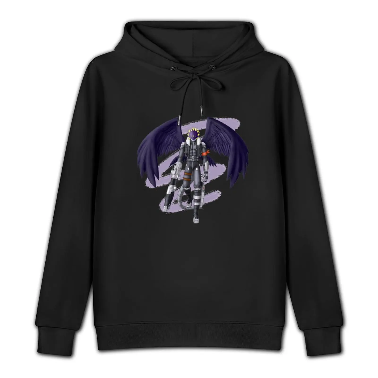 Beelzemon - Tamers Digimon (рекомендуемый белый фон) Пуловер с капюшоном Одежда в корейском