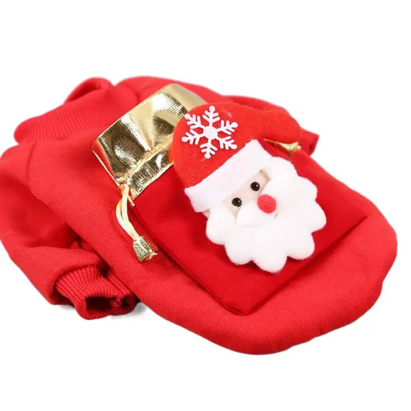 

1 piece of pet cat dog Christmas costume Winter Chihuahua dog costume Holiday coat Dog accessories Pet costume