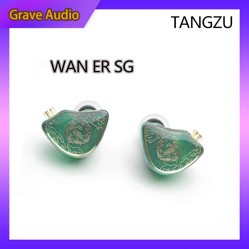 

TANGZU WAN ER SG In Ear Earphone 10mm Dynamic Driver Unit IEM Microphone Detachable 0.78mm 2Pin Bass Vocal Music HIFI Earbud