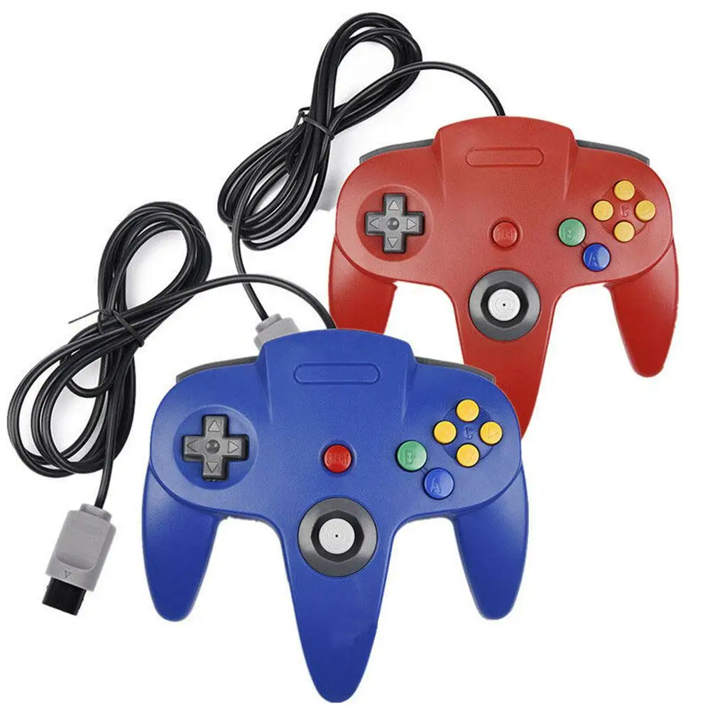 

1pcs Gamepad Long Wired Controller Joypad For Gamecube Joystick Game Accessories For Nintend N64 For PC MAC Computer Controller