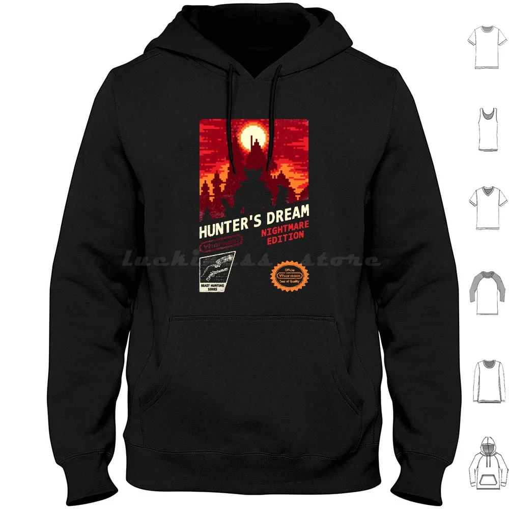 Hunter'S Dream Hoodie cotton Long Sleeve Bloodborne Blood Borne Dark Souls Drew Wise Hunters Hunter Dream Dream