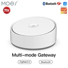 Межсетевой хаб MOES ZigBee, многорежимный хаб с поддержкой Bluetooth и голосовым управлением через приложение Tuya