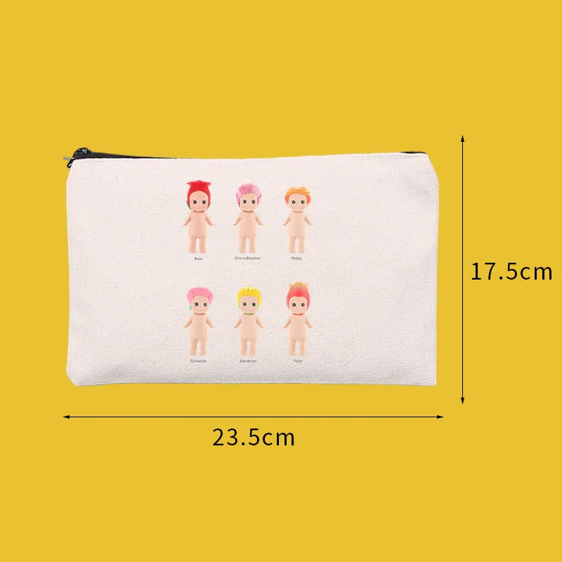 2024 женские косметички Sonny Angel повседневные маленькие сумки для хранения на молнии