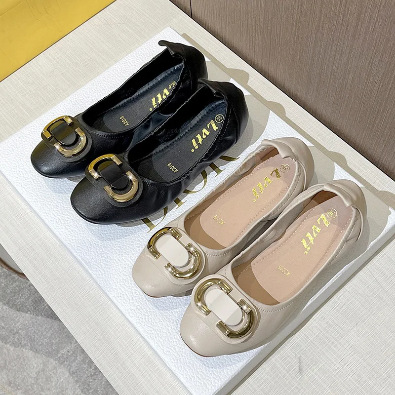 Fashion Pearl Sandals Summer Women Flat Beach Sandals Rhinestone Women's Shoes Outdoor Leisure Plus Size 34-43 Sandalias