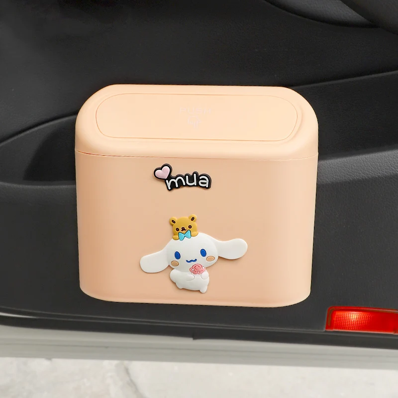 Sanriod аниме Cinnamoroll подвесная Автомобильная мусорная корзина автомобиль пыль чехол