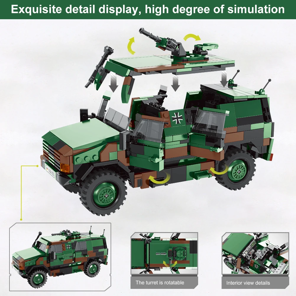 Военная Модель XINGBAO времен 2 мировой войны немецкие высокотехнологичные