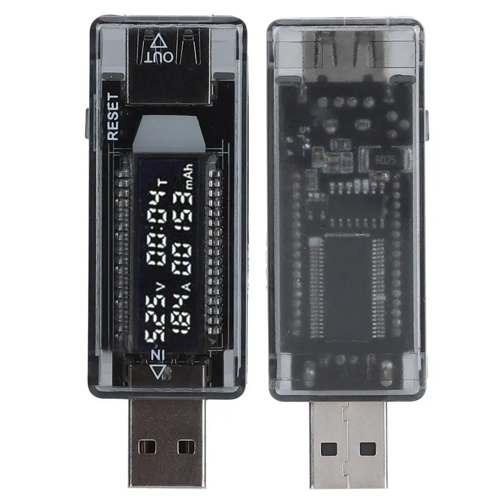 USB-тестер ваттметра: вольтметр и амперметр для тестирования емкости