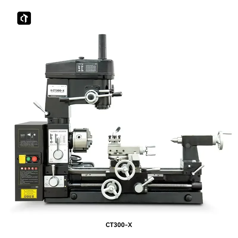 Многофункциональный мини-станок CT300-X 3-в-1 (токарный, сверлильный, фрезерный) — идеальное решение для любителей, студентов и небольших мастерских. (art.: 3920dcbbbe7be) - 3920dcbbbe7be