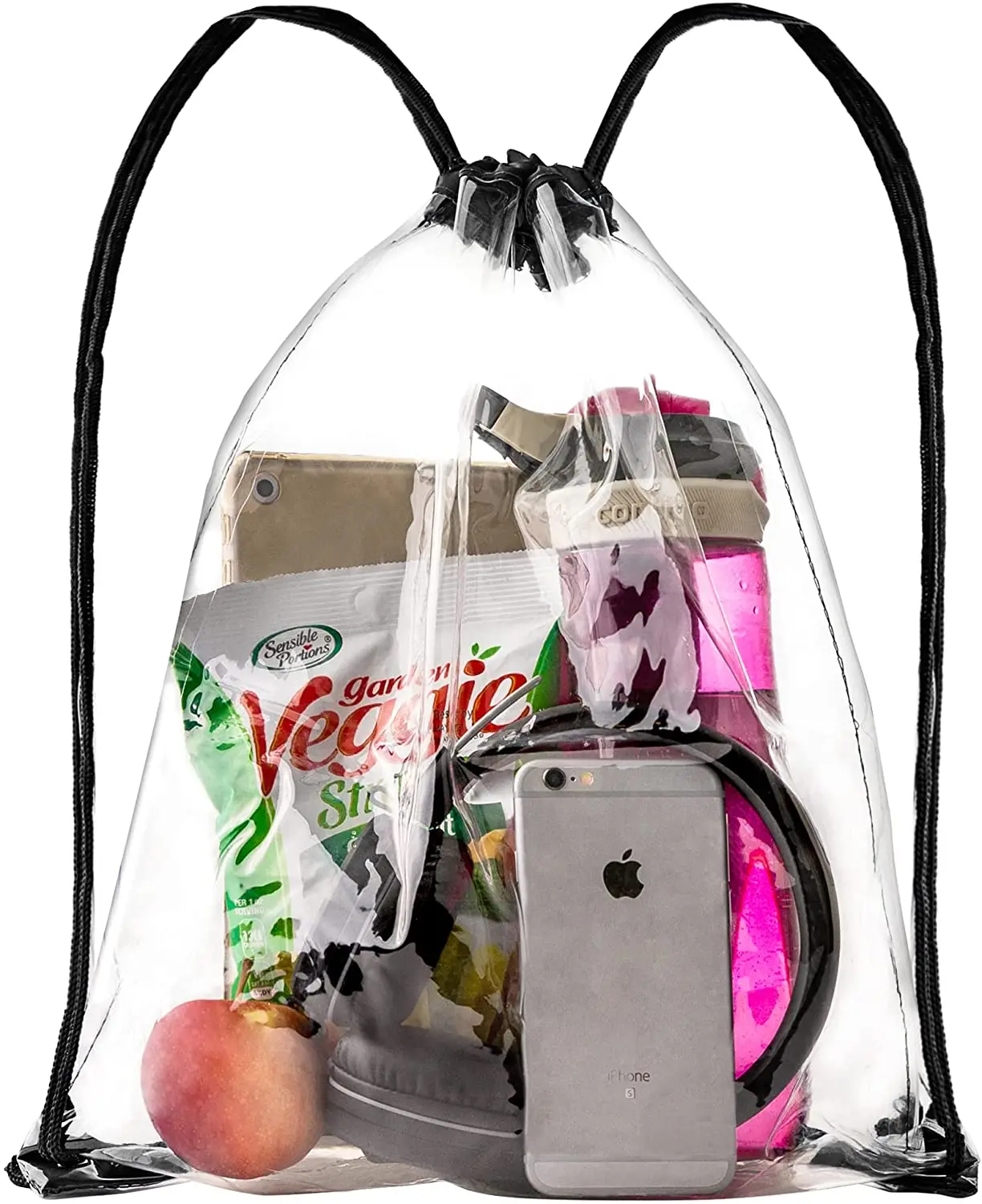 

Clear Drawstring Bag Waterproof Small Clear Backpack For Stadiums17.7*13.7 ins Large Capacity Lightweight Backpack сумка женская