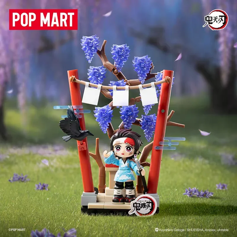 Фото POP MART DEMON SLAYER: Серия «Непоколебимое решение» — Коллекционные фигурки-блоки, оригинальные игрушки в закрытой упаковке, подарок №1